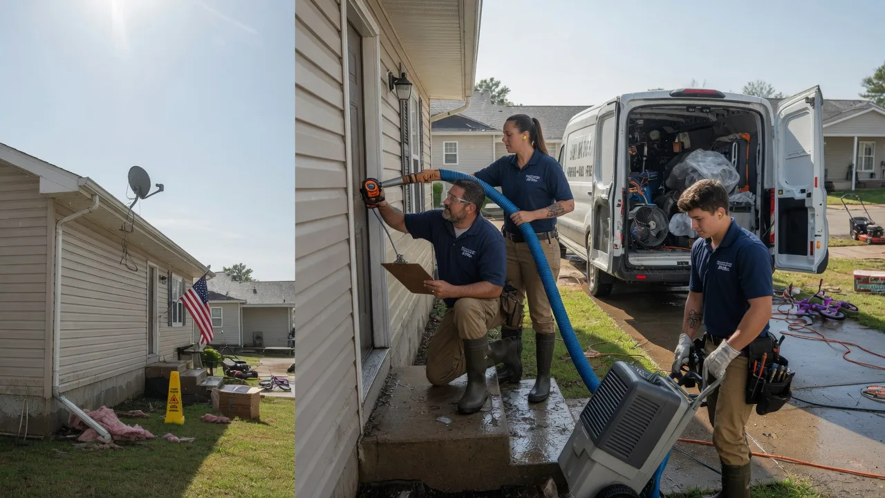 Ceiling Water Damage Restoration in Buncombe, IL near me